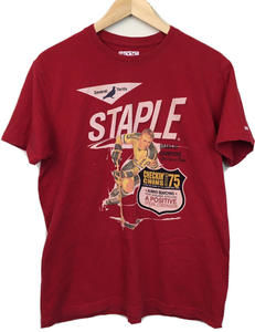 Staple World Record Pigeon Brand Red Tshirt Dont Be a Flake General Thrills LG